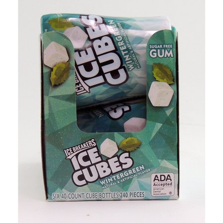 Ice Breakers Ice Cubes Wintergreen Chewing Gum 40 pc 3400070106